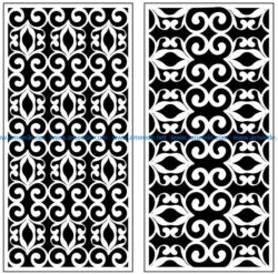 Design pattern panel screen AN00071195 file cdr and dxf free vector download for Laser cut CNC