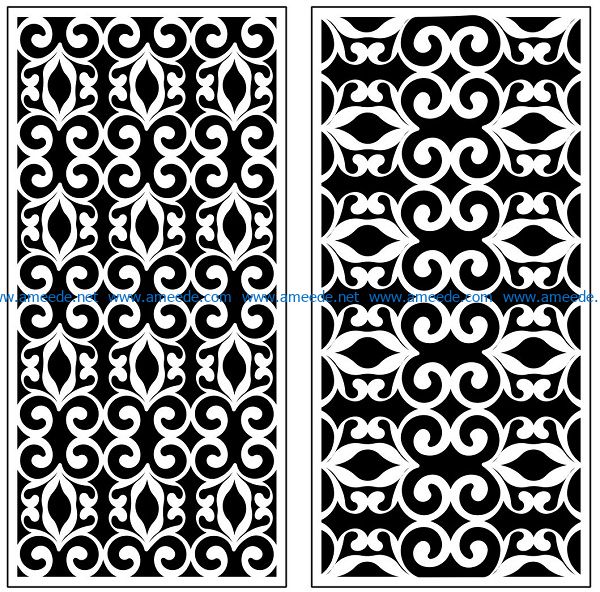 Design pattern panel screen AN00071195 file cdr and dxf free vector download for Laser cut CNC 5 Design pattern panel screen AN00071195 file cdr and dxf free vector download for Laser cut CNC