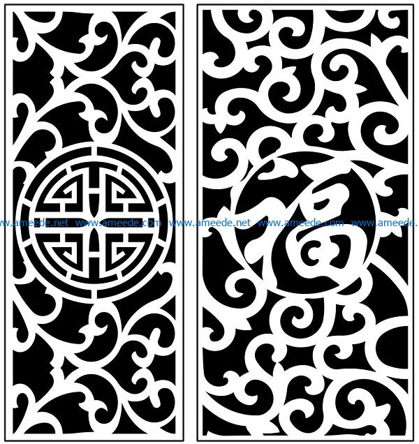 Design pattern panel screen AN00071210 file cdr and dxf free vector download for Laser cut CNC 5 Design pattern panel screen AN00071210 file cdr and dxf free vector download for Laser cut CNC