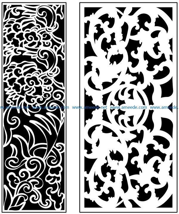 Design pattern panel screen AN00071214 file cdr and dxf free vector download for Laser cut CNC 5 Design pattern panel screen AN00071214 file cdr and dxf free vector download for Laser cut CNC