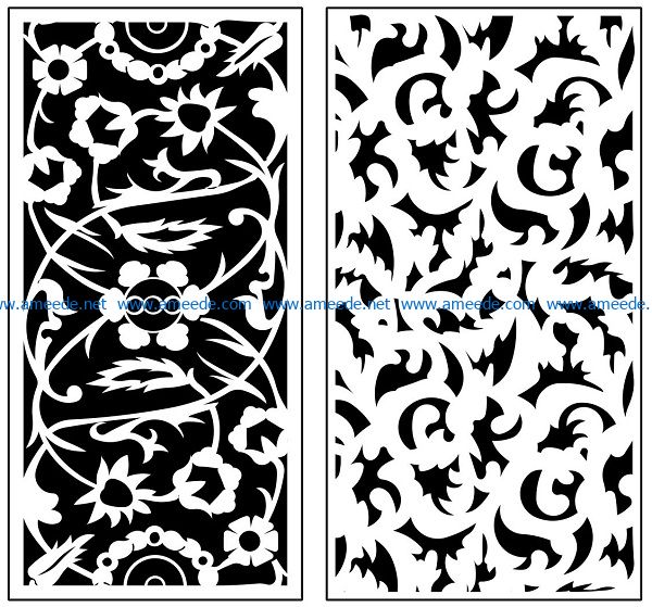 Design pattern panel screen AN00071221 file cdr and dxf free vector download for Laser cut CNC