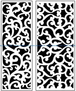 Design pattern panel screen AN00071223 file cdr and dxf free vector download for Laser cut CNC
