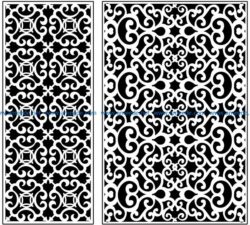 Design pattern panel screen AN00071224 file cdr and dxf free vector download for Laser cut CNC