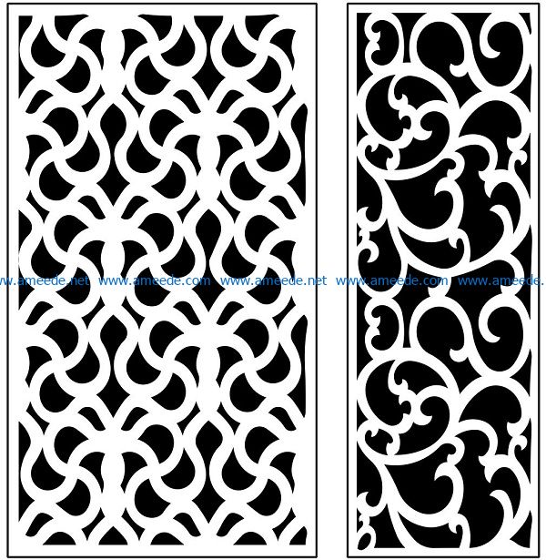 Design pattern panel screen AN00071228 file cdr and dxf free vector download for Laser cut CNC