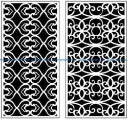 Design pattern panel screen AN00071229 file cdr and dxf free vector download for Laser cut CNC