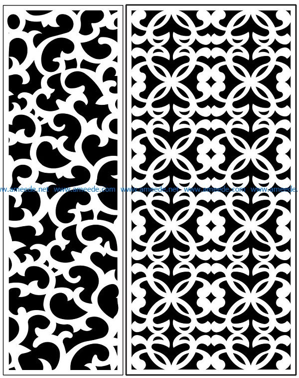 Design pattern panel screen AN00071230 file cdr and dxf free vector download for Laser cut CNC