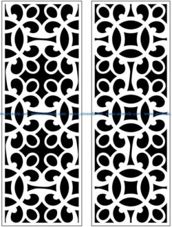 Design pattern panel screen AN00071238 file cdr and dxf free vector download for Laser cut CNC