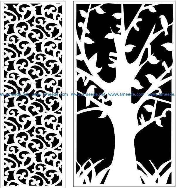 Design pattern panel screen AN00071239 file cdr and dxf free vector download for Laser cut CNC 5 Design pattern panel screen AN00071239 file cdr and dxf free vector download for Laser cut CNC