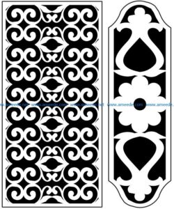 Design pattern panel screen AN00071254 file cdr and dxf free vector download for Laser cut CNC
