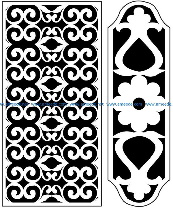 Design pattern panel screen AN00071254 file cdr and dxf free vector download for Laser cut CNC 5 Design pattern panel screen AN00071254 file cdr and dxf free vector download for Laser cut CNC