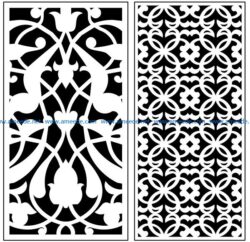 Design pattern panel screen AN00071260 file cdr and dxf free vector download for Laser cut CNC