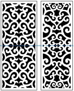Design pattern panel screen AN00071267 file cdr and dxf free vector download for Laser cut CNC