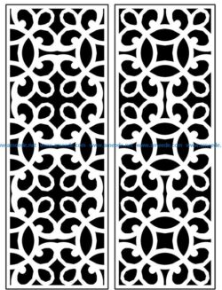 Design pattern panel screen AN00071271 file cdr and dxf free vector download for Laser cut CNC