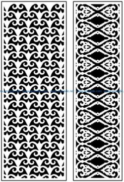 Design pattern panel screen AN00071279 file cdr and dxf free vector download for Laser cut CNC