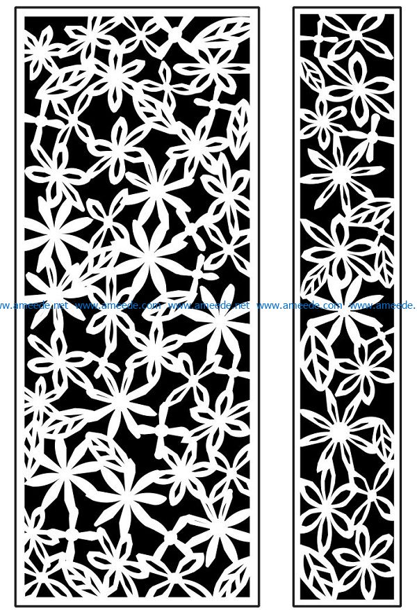 Design pattern panel screen AN00071288 file cdr and dxf free vector download for Laser cut CNC