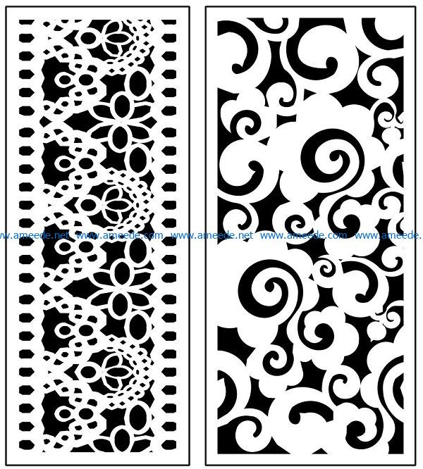Design pattern panel screen AN00071295 file cdr and dxf free vector download for Laser cut CNC