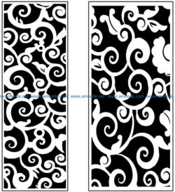 Design pattern panel screen AN00071301 file cdr and dxf free vector download for Laser cut CNC