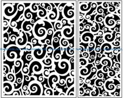 Design pattern panel screen AN00071302 file cdr and dxf free vector download for Laser cut CNC