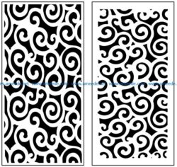 Design pattern panel screen AN00071304 file cdr and dxf free vector download for Laser cut CNC