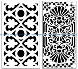 Design pattern panel screen AN00071312 file cdr and dxf free vector download for Laser cut CNC