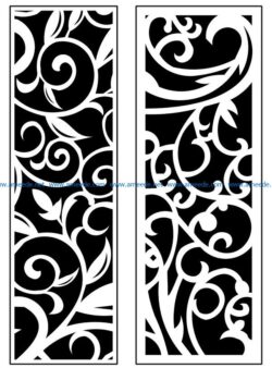 Design pattern panel screen AN00071317 file cdr and dxf free vector download for Laser cut CNC