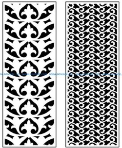 Design pattern panel screen AN00071321 file cdr and dxf free vector download for Laser cut CNC