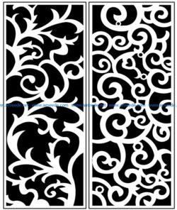 Design pattern panel screen AN00071323 file cdr and dxf free vector download for Laser cut CNC
