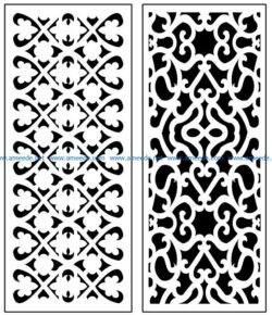 Design pattern panel screen AN00071326 file cdr and dxf free vector download for Laser cut CNC