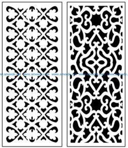 Design pattern panel screen AN00071326 file cdr and dxf free vector download for Laser cut CNC