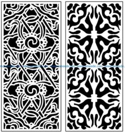 Design pattern panel screen AN00071328 file cdr and dxf free vector download for Laser cut CNC
