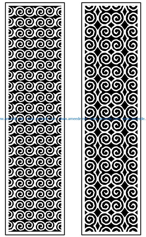 Design pattern panel screen AN00071330 file cdr and dxf free vector download for Laser cut CNC 5 Design pattern panel screen AN00071330 file cdr and dxf free vector download for Laser cut CNC