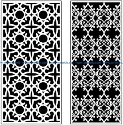 Design pattern panel screen AN00071332 file cdr and dxf free vector download for Laser cut CNC
