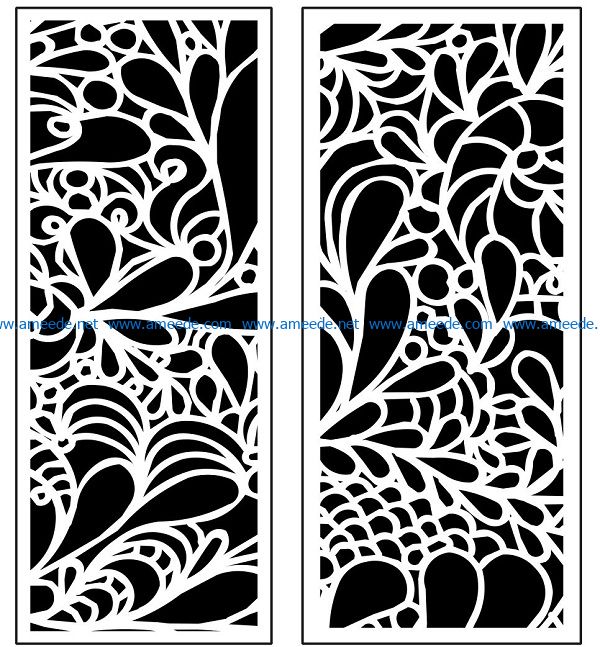 Design pattern panel screen AN00071334 file cdr and dxf free vector download for Laser cut CNC 5 Design pattern panel screen AN00071334 file cdr and dxf free vector download for Laser cut CNC
