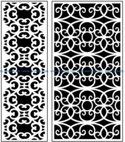 Design pattern panel screen AN00071341 file cdr and dxf free vector download for Laser cut CNC
