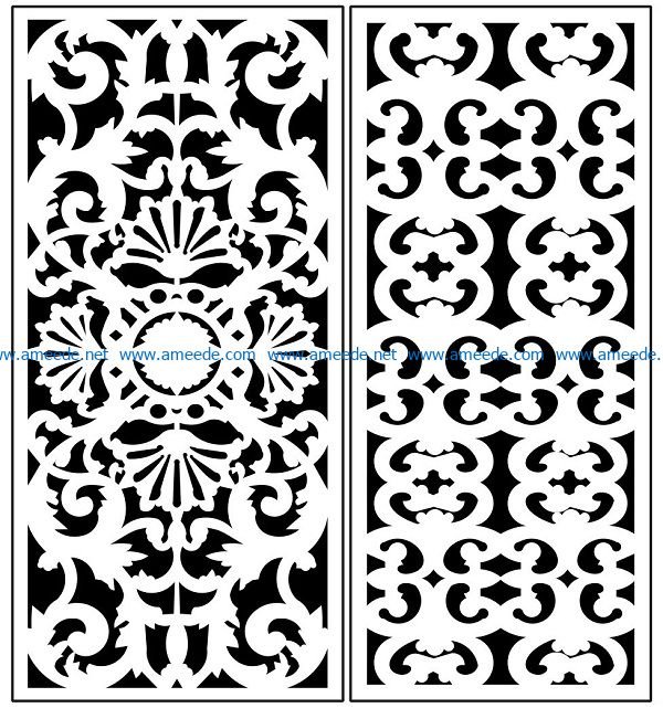 Design pattern panel screen AN00071348 file cdr and dxf free vector download for Laser cut CNC 1 Design pattern panel screen AN00071348 file cdr and dxf free vector download for Laser cut CNC