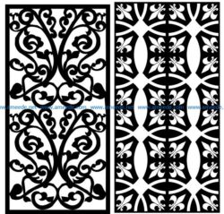Design pattern panel screen AN00071350 file cdr and dxf free vector download for Laser cut CNC
