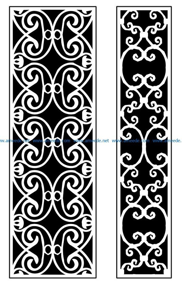 Design pattern panel screen AN00071354 file cdr and dxf free vector download for Laser cut CNC 1 Design pattern panel screen AN00071354 file cdr and dxf free vector download for Laser cut CNC