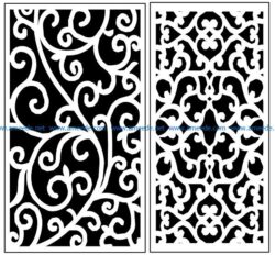 Design pattern panel screen AN00071357 file cdr and dxf free vector download for Laser cut CNC