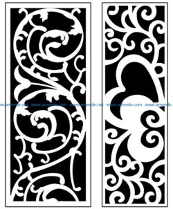 Design pattern panel screen AN00071362 file cdr and dxf free vector download for Laser cut CNC