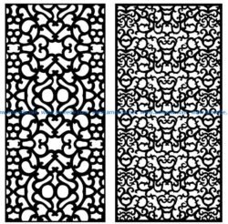 Design pattern panel screen AN00071367 file cdr and dxf free vector download for Laser cut CNC
