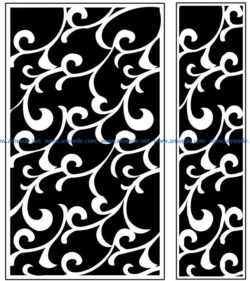 Design pattern panel screen AN00071373 file cdr and dxf free vector download for Laser cut CNC