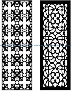 Design pattern panel screen AN00071375 file cdr and dxf free vector download for Laser cut CNC