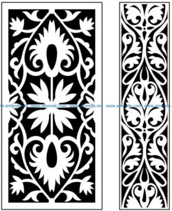 Design pattern panel screen AN00071376 file cdr and dxf free vector download for Laser cut CNC