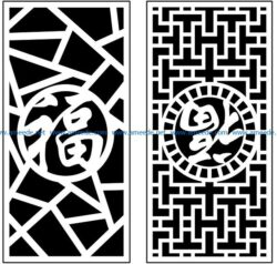 Design pattern panel screen AN00071380 file cdr and dxf free vector download for Laser cut CNC