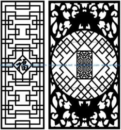 Design pattern panel screen AN00071386 file cdr and dxf free vector download for Laser cut CNC