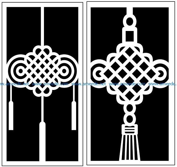 Design pattern panel screen AN00071396 file cdr and dxf free vector download for Laser cut CNC