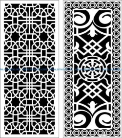 Design pattern panel screen E0007809 file cdr and dxf free vector download for Laser cut CNC