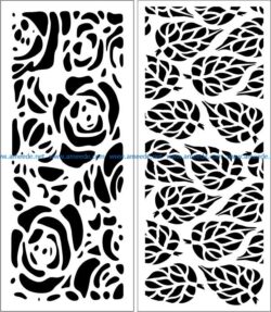 Design pattern panel screen  E0007843 file cdr and dxf free vector download for Laser cut CNC