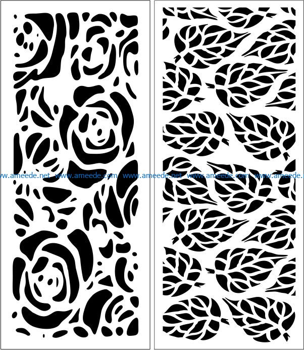 Design pattern panel screen E0007843 file cdr and dxf free vector download for Laser cut CNC