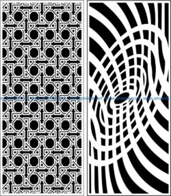 Design pattern panel screen  E0007845 file cdr and dxf free vector download for Laser cut CNC